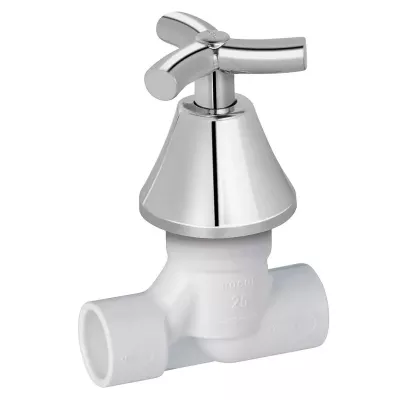 REGISTRO 25MM PRES C/ ACAB PRIMOR CR BASETEC PVC CER DOCOL 1/2 VTA 676106